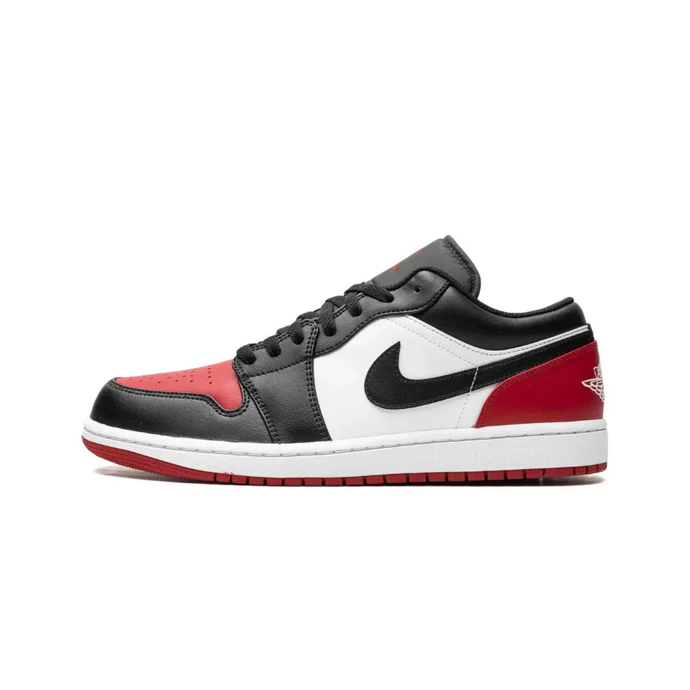 NIKE AIR JORDAN 1 LOW BRED TOE
