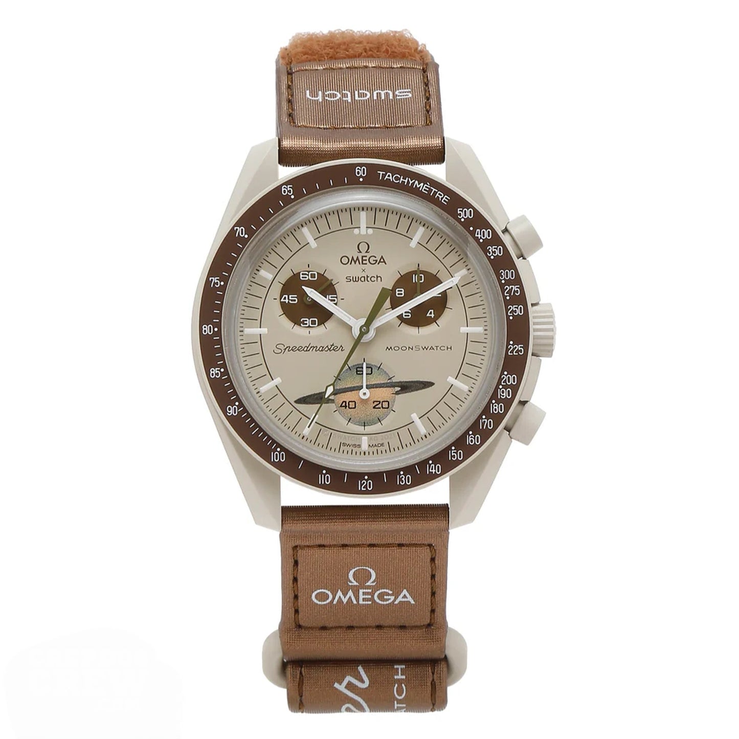 Omega X Swatch Bioceramic Moonswatch Mission to Saturn