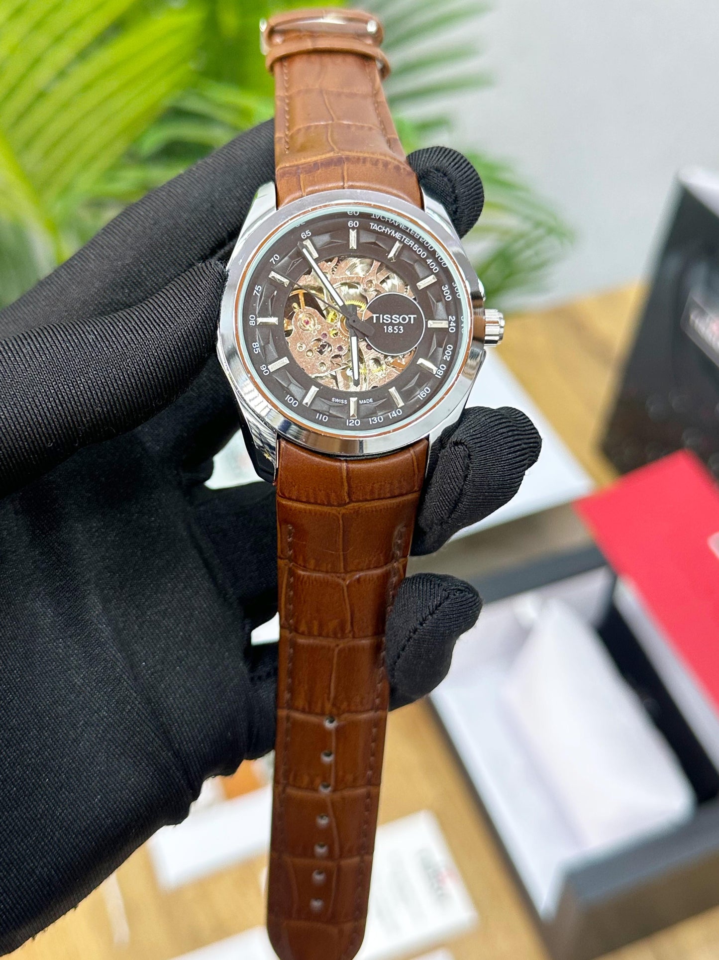 Tissot 1853 skeleton automatic