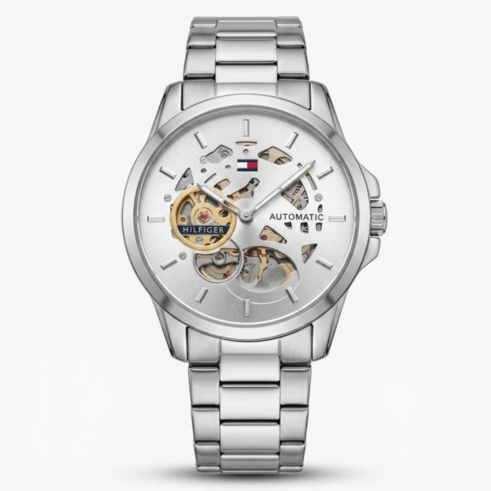 Tommy Hilfiger skeleton automatic (With Og Box)