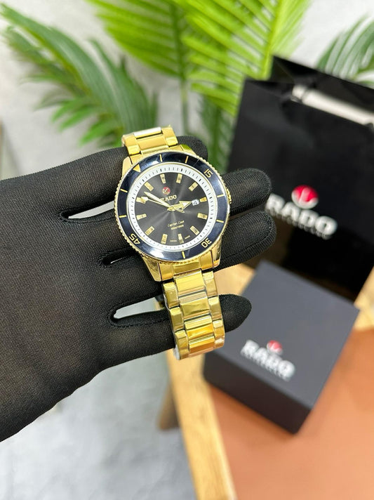 RADO CAPTAIN COOK GOLD BLACK