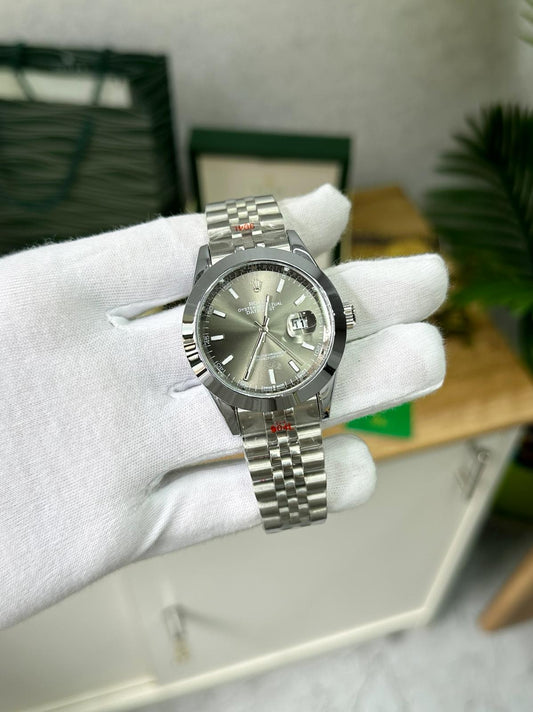 Rolex Date Just Zr lock metallic