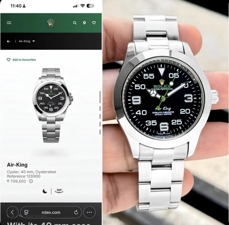 Rolex Oyster Perpetual Air King 40mm (With Og Box)