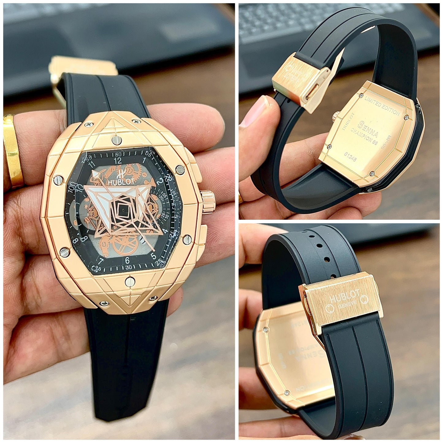 Hublot Spider Senna Rose Gold