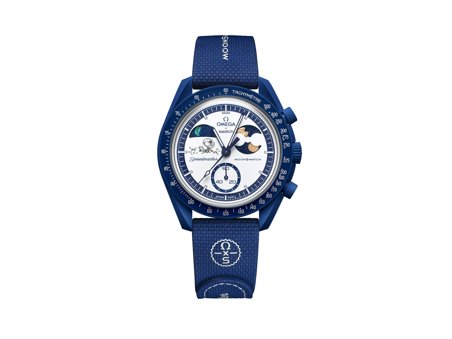 Omega X Swatch Bioceramic Moonswatch Mission To Earthphase Moonshine Snoopy Gold Popcorn