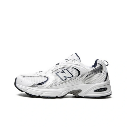 New Balance 530 White Silver Navy