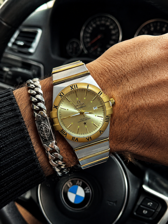 Omega Constellation Silver gold