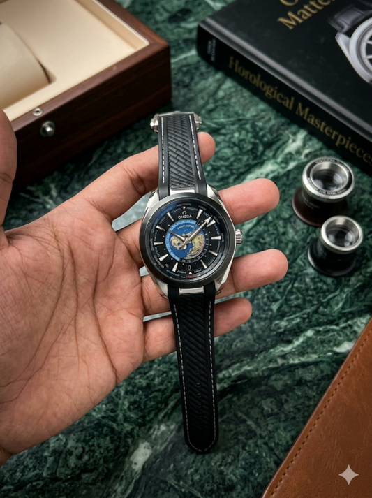 Omega Seamaster Aqua Terra 150M - Quartz World Map